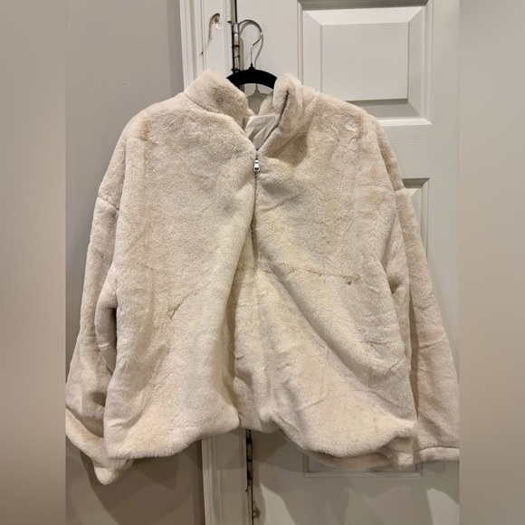 a new day Cream Teddy Jacket size 2x - Picture 1 of 6